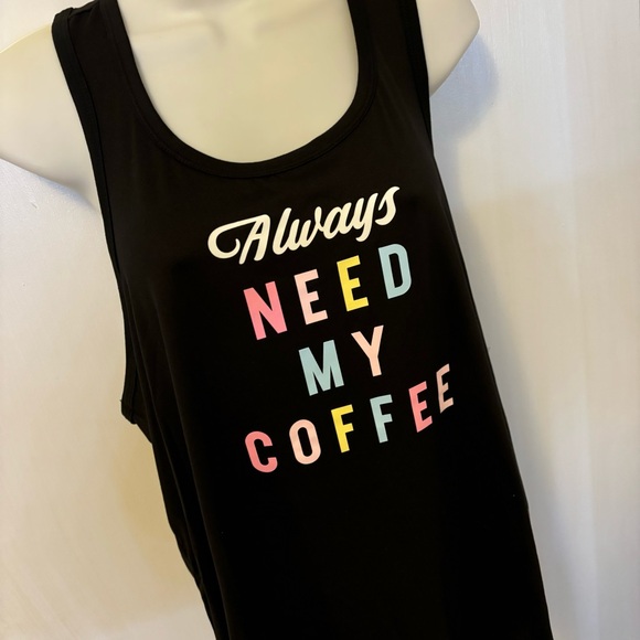 “Always Need My Coffee” Soft Tank Top - XL - Picture 3 of 11